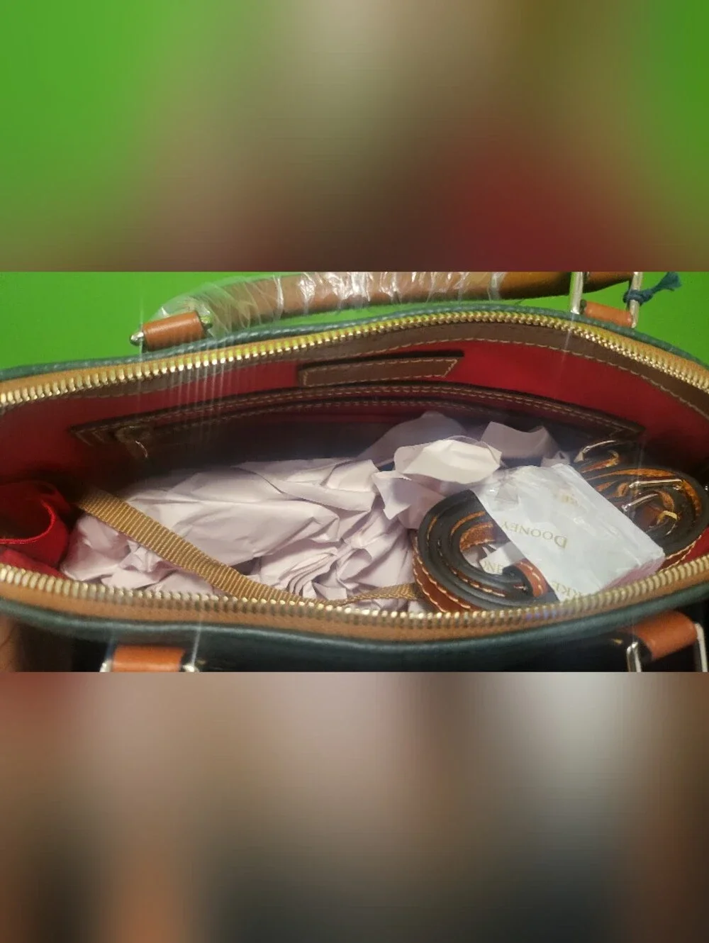 Dooney & Bourke R342 FS SMALL LEXINGTON FOREST